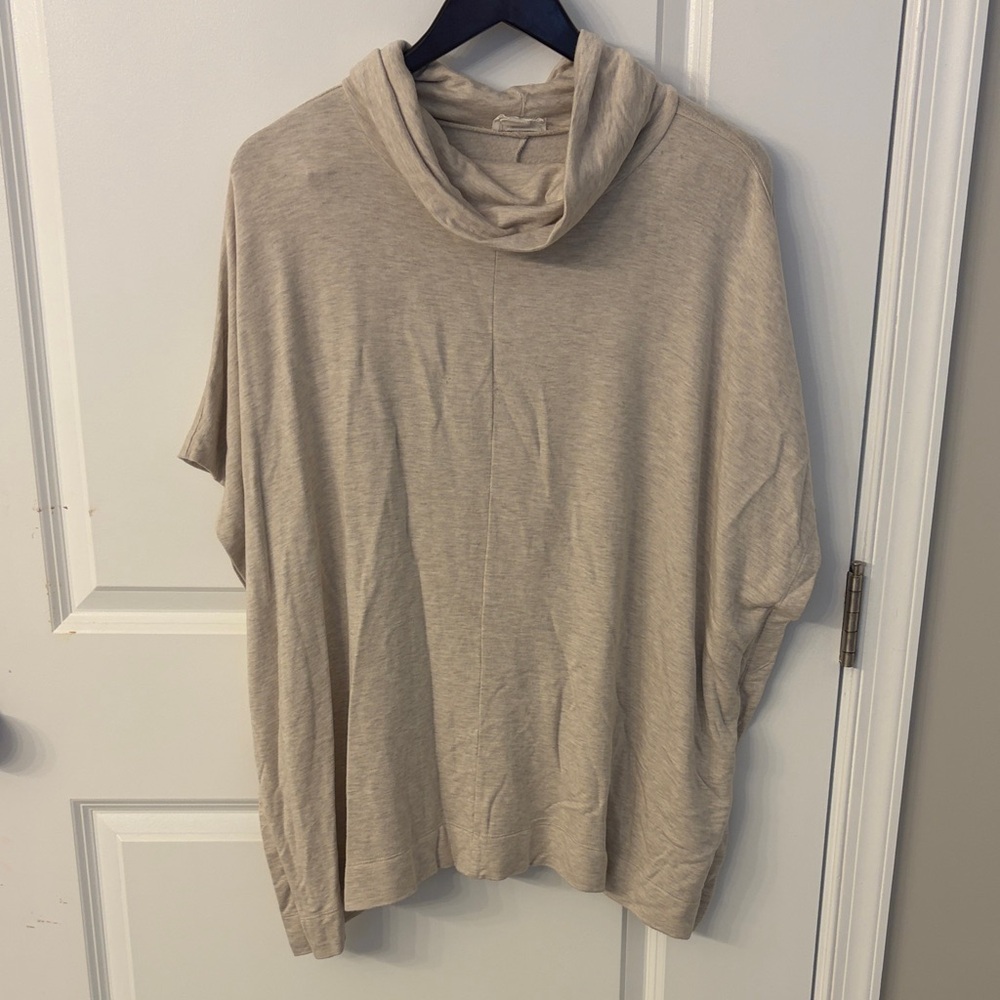 LOFT Neutral Beige Lounge Top